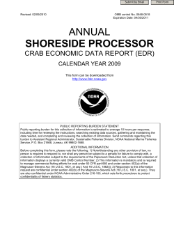 2009 Shoreside Processor EDR