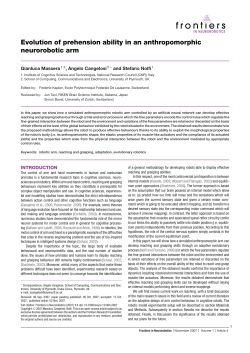 massera cangelosi nolfi Frontiers