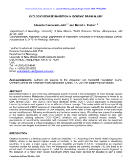 Curr Pharm Des 2008 Candelario-Jalil and Fiebich