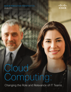 IT's New Role and Relevance