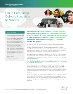 Cloud Computing Delivers Education White Paper to Millions