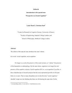 COGSYS-RS- POSC - 2007 - 1 