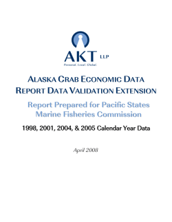 Alaska Crab Economic Data Report Data Validation Extension