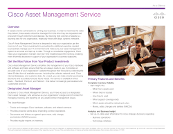 Asset Management At-a-Glance