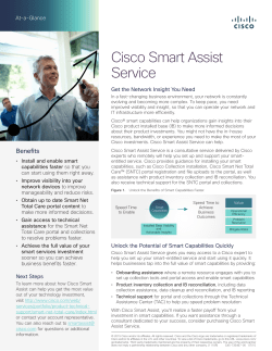 Smart Assist At-A-Glance
