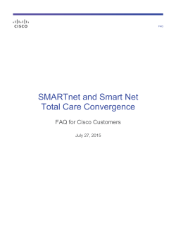 Smart Net Total Care Service Q A