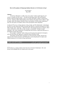 Civil SocietyIraq6