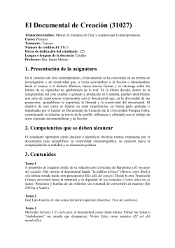 El Documental de Creaci n