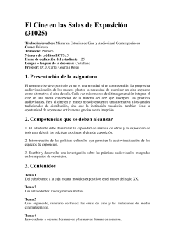 El Cine en las Salas de Exposici n