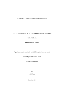 Chen Sisi thesis 2014
