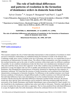 cloutier beaugrand lague 1996