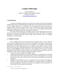 ComplexPhilosophy