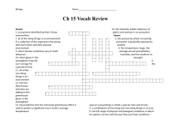 ch 15 vocab review