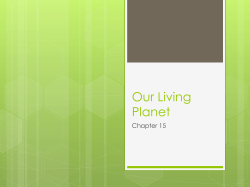 our living planet