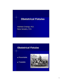 Simple and complex fistulas and complications of fistula surgery