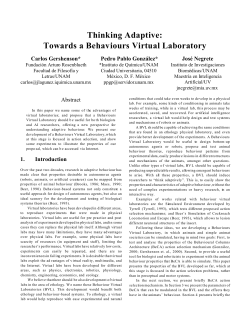Gershenson-ThinkingAdaptive TowardsABehavioursVirtualLaboratory
