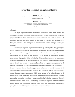 ecological concept timbre