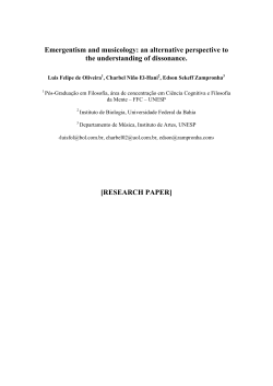 emergentism and musicology