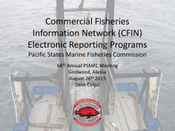 Electronic Monitoring Presentation (Dave Colpo - PSMFC)