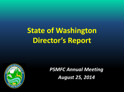 State Directors Panel (Phil Anderson, WDFW)