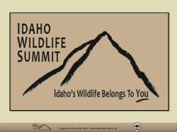 State Fisheries Director&rsquo;s Panel (Virgil Moore)