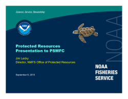 Protected Resources Presentation to PSMFC (Lecky, Jim)