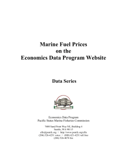 2000 Marine Fuel Price Summary Report