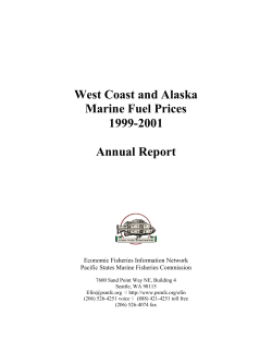 2001 Marine Fuel Price Summary Report