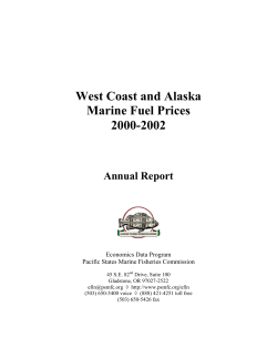 2002 Marine Fuel Price Summary Report