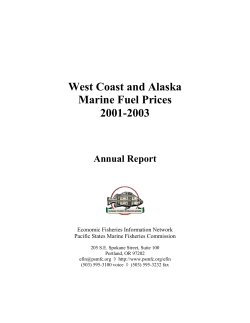2003 Marine Fuel Price Summary Report