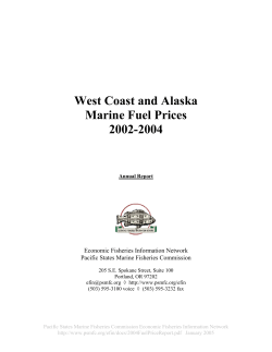 2004 Marine Fuel Price Summary Report