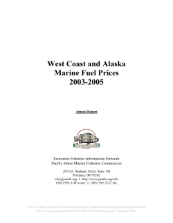 2005 Marine Fuel Price Summary Report