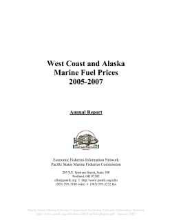 2007 Marine Fuel Price Summary Report