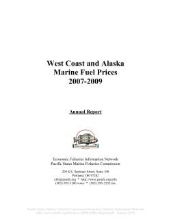2009 Marine Fuel Price Summary Report