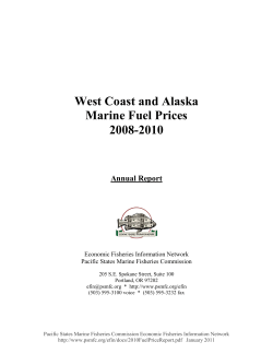 2010 Marine Fuel Price Summary Report