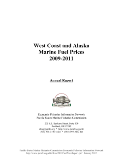 2011 Marine Fuel Price Summary Report