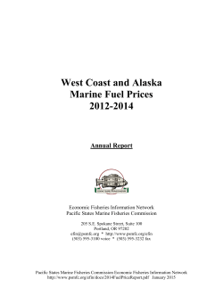 2014 Marine Fuel Price Summary Report