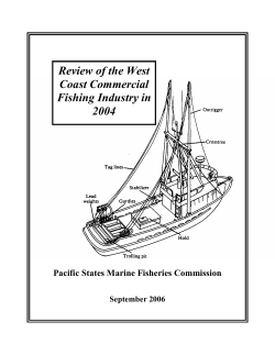 Review of the West Coast Commercial Fishing Industry in 2004
