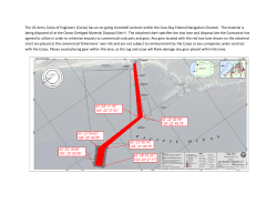 OR - US Army Corpse of Engineers Coos Bay Ocean disposal site tow lane information