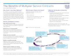 Benefits of Multi-Year Service Contracts