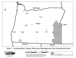 Click map to view larger State of Oregon map
