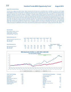 Click to download IMVA Opportunity August 2014