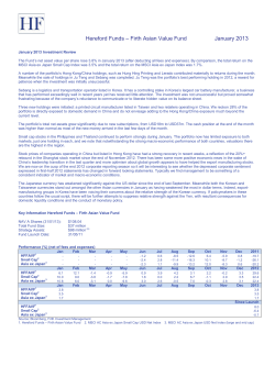 Click to download Firth AVF January 2013