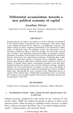 Differential Accumulation 1998