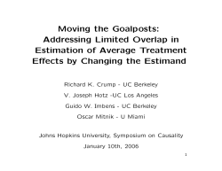 Econometric Perspectives on Causal Inference