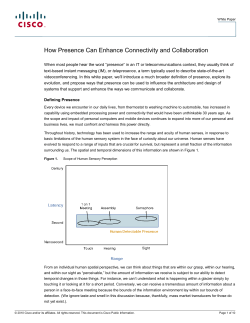 Presence and Collaboration