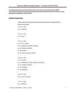 Erosion Control Plan