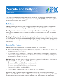 http://www.sprc.org/library/Suicide_Bullying_Issue_Brief.pdf