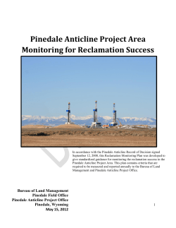 2012 PAPA Monitoring Reclamation Success - Proposed