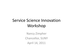 Dr. Zimpher Presentation